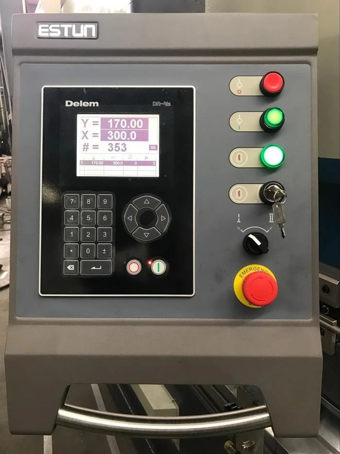 DELEM DA41S NC Plate bending controller angle program function