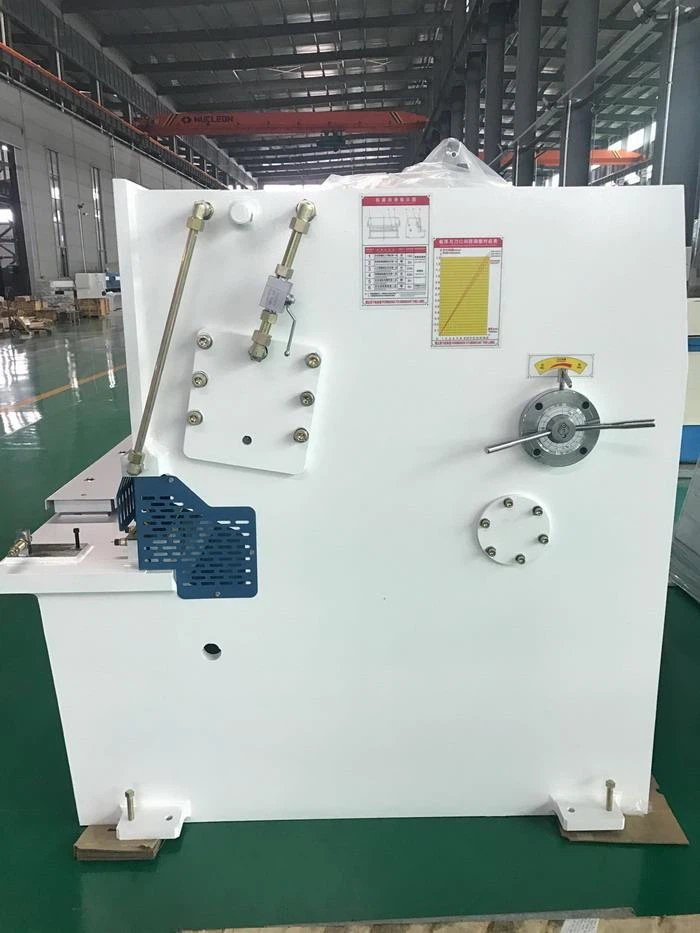 China Yawei QC12K 8mm swing beam shearing machine 10ft sheet cutting factory